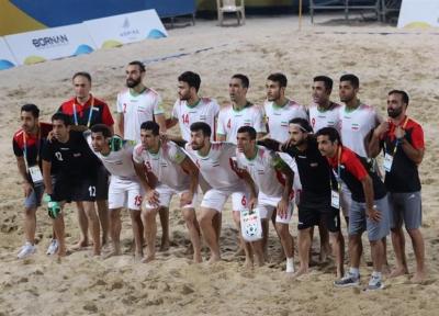 بازی های جهانی ساحلی، تیم فوتبال ساحلی ایران سوم شد