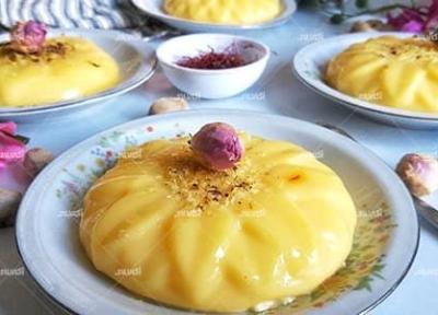 طرز تهیه دسر زعفرانی (پاناکوتای زعفرانی)؛ دسر شیک مجلسی