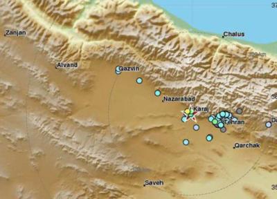 زلزله 5.2 ریشتری کرج و استان های مجاور را لرزاند (بروزرسانی)