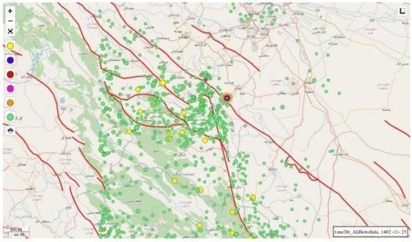 ثبت 621 زلزله در محدوده خط لوله گاز شهرستان بروجن