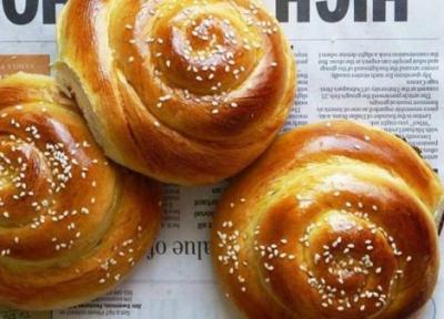 طرز تهیه شیرینی حلزونی در فر برای دورهمی و مهمانی